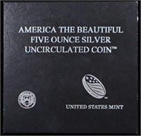 2010 5 OZ .999 SILVER 25C MOUNT HOOD ROUND OGP