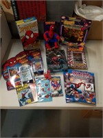 Collection of assorted Spider-Man toys