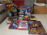 Spider-Man toys & vintage VHS tapes