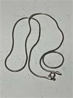 Sterling Silver Necklace 16 Inch