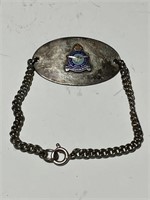 WW2 Sterling Silver Canadian Air Force Bracelet