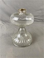 Pedestal Oil Lamp Glass Font