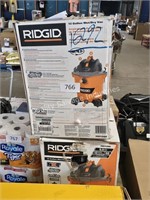 2- ridgid 12g wet/dry vacs