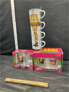 A Christmas story glasses and cups