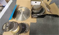 Assortment Of Table Saw Blades