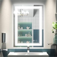 Keonjinn 20 x 28 Inch LED Mirror Bathroom Mirror