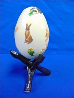 Blown Egg Decorated For Easter ( Stickers ),