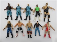 Assorted WWE/WWF Titan Tron + More Figure Lot (10)