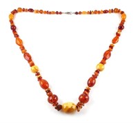 Tri Color Amber Necklace
