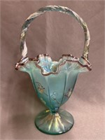 Fenton Art Glass Basket