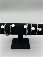 5 Bracelets-925-
Asst chains,lengths
& styles-