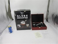 Globe décanteur + kit de sommelier