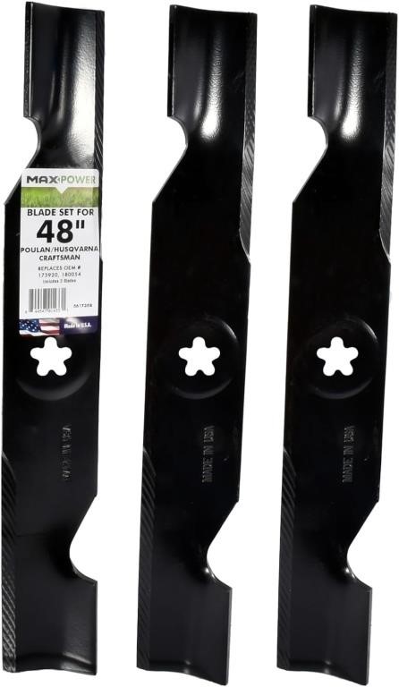 (N) Maxpower 561735 48-Inch Blade Set AYP