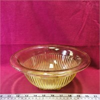 Vintage Amber Glass Bowl