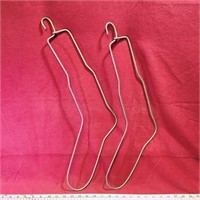 Pair Of Metal Stocking Stretchers (Vintage)