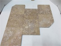 39 natural travertine stone tile 5.75x5.75"