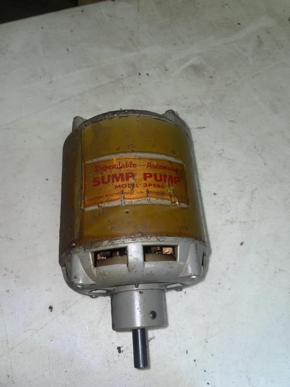 Sump Pump electrical motor
