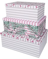 New SLPR Decorative Storage Cardboard Boxes with