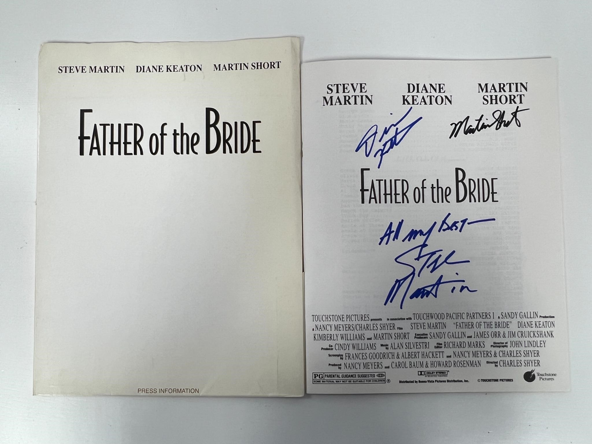 Autograph COA Father of the Bride Media Press