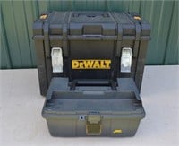 DeWalt gang box and small tool caddy with tools