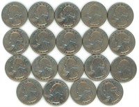 Quarter Dollars including (7) 1965, (4) 1966, (2)