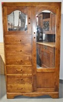 Vintage Gentleman's Dresser / Armoire