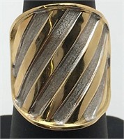 14k Gold Vior Italy Ring
