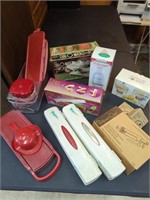 Collection of small kitchen gadgets
