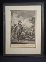 King Henry IV Engraving ca 1796 Framed