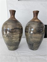 Glazed Clay Vases