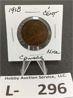 1918 Canada Cent