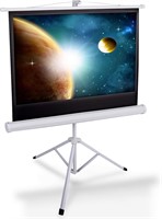 40" Pyle Portable Projector Screen Tripod Stand