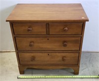 Solid Maple 3-Drawer Cabinet 28x17x28t