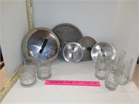 Assorted Glassware & Lids