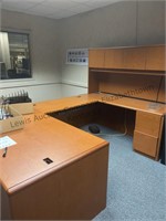 Large office desk workstation