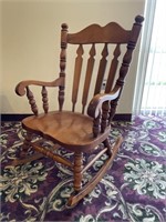 Colonial Wood Rocking Chair