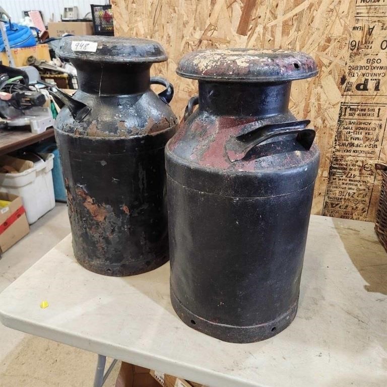 2 - Older Milk Cans