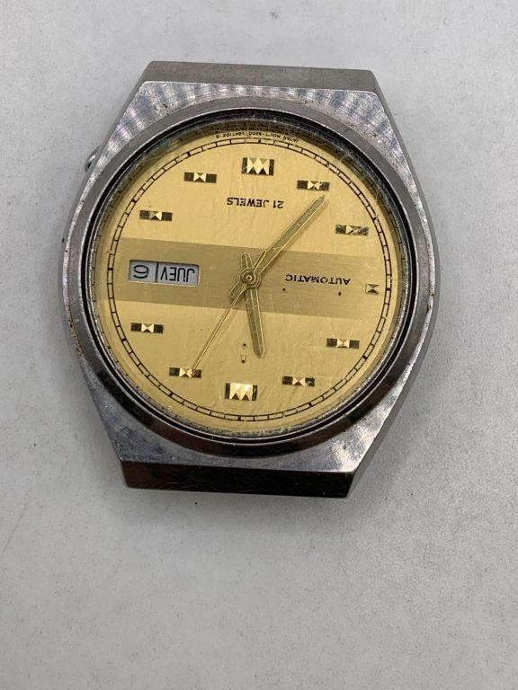 VINTAGE AUTOMATIC CITIZENS 21 JEWEL WATCH -WORKS