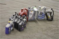 Assorted Motor Oils Some Are Partials