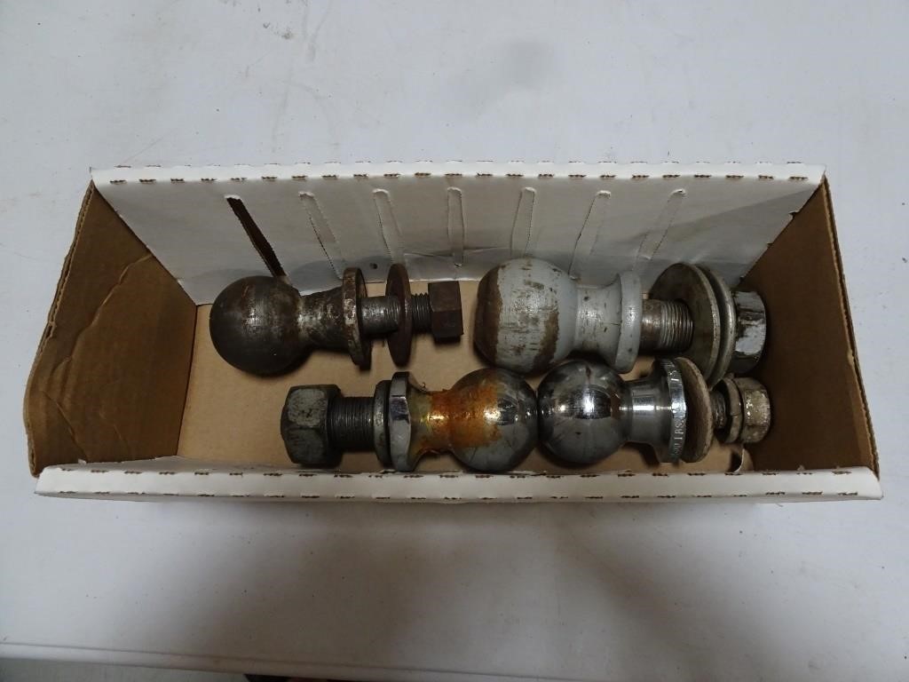 Lot of 4 Trailer Ball Hitches