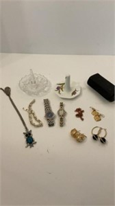 Jewelry Lot With Watches
