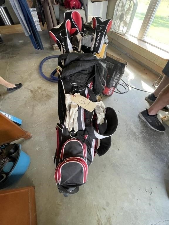 Golf Clubs Precise Drivers & Irons in Bag