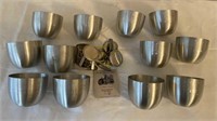 Fischer Pewter- Jefferson Cups and Napkins