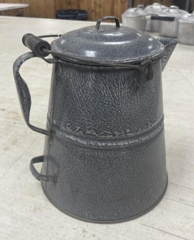 Granite Cowboy Coffee Pot