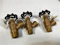 NEW brass hose bib valves