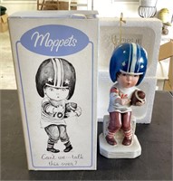 Vintage Gorham Moppets football figure with box