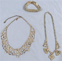 3- VINTAGE COSTUME JEWELRY