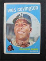 1959 TOPPS #290 WES COVINGTON BRAVES