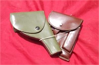 2- LEATHER HOLSTERS