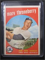 1959 TOPPS #326 MARV THRONEBERRY YANKEES